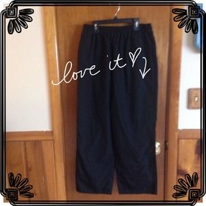 Cherokee Black Scrub Pants With Pockets