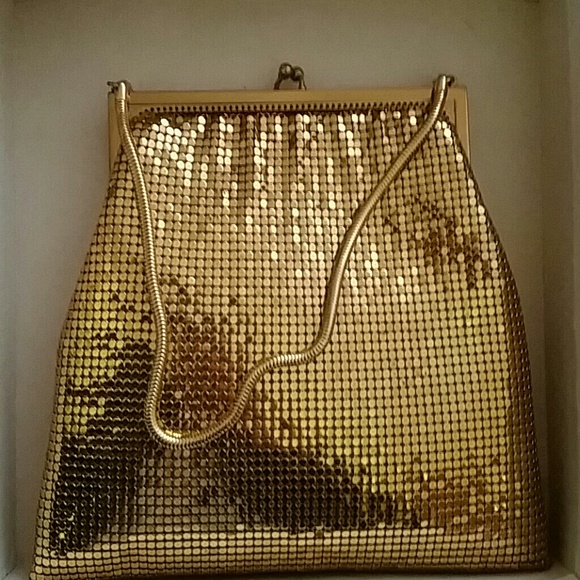 Vintage gold evening bag