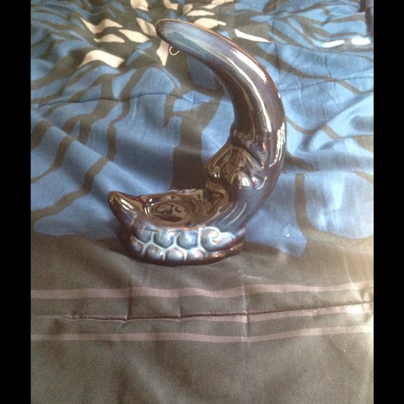 Crescent Moon Candle Holder or Oil Burner