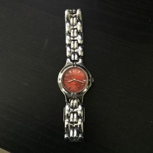 GUESS orange faced women's watch
