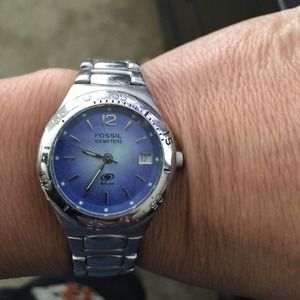 FOSSIL BLUE WATCH