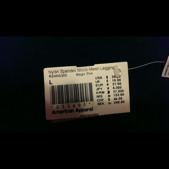 NWT Neon Micro Mesh Leggings - Picture 2 of 2