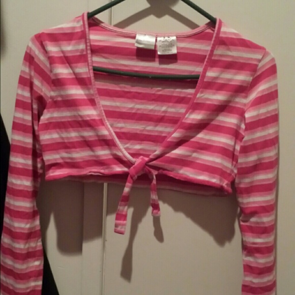 Striped shrug