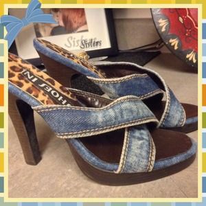 Great Pair of Denim Heels!  Awesome with Jeans!!