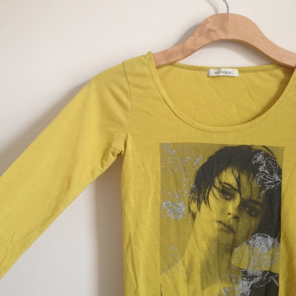 Bonnie Alex Mustard top - Picture 2 of 2