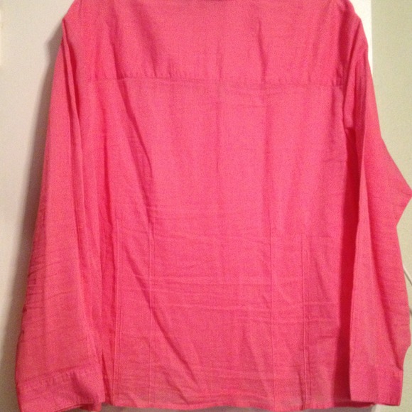 DONATED item Cotton Candy Pink Collared Woven NFS - Picture 4 of 4