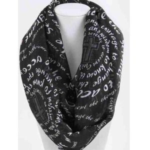 'Grant Me The Serenity' Infinity Scarf