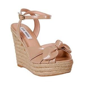 Steve Madden bow wedges