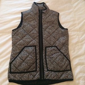 J. Crew inspired Herringbone Vest