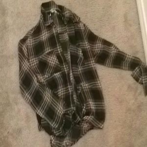 Plaid button up