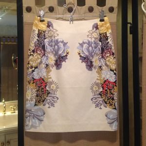 Floral Pencil Skirt