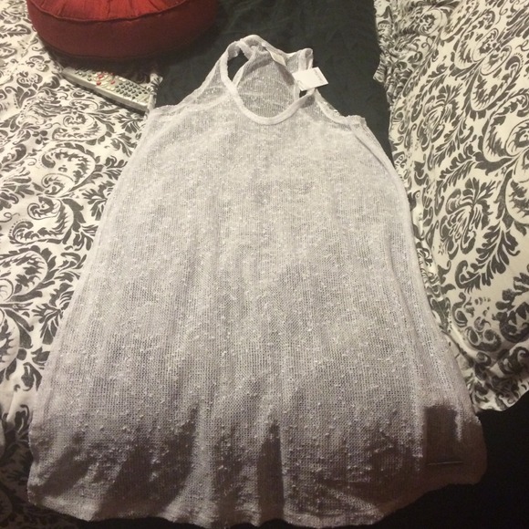 Calvin Klein Mesh Bathing Suit Coverup