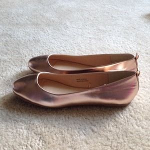 Rose ballet flats