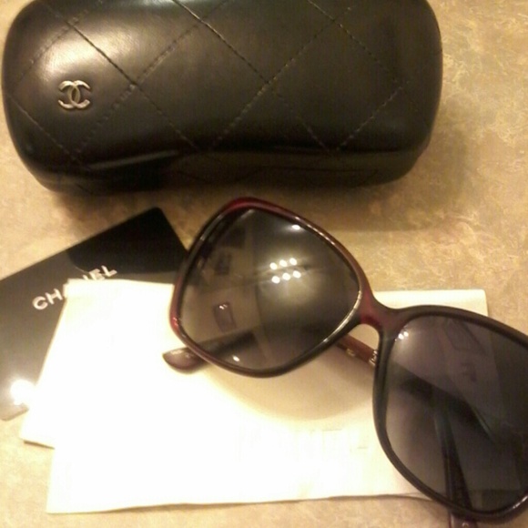 Chanel sunglasses and case
