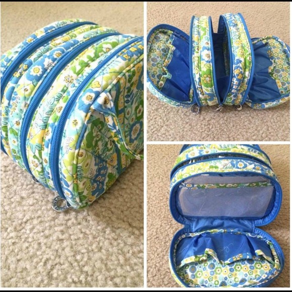 Vera Bradley travel cases bundled for buyer.