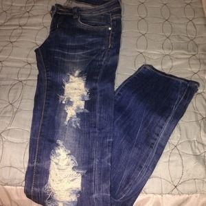 Machine jeans medium destructed NWOT