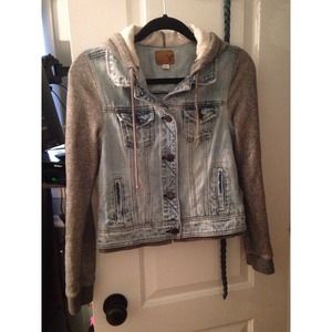 Jean jacket hoodie