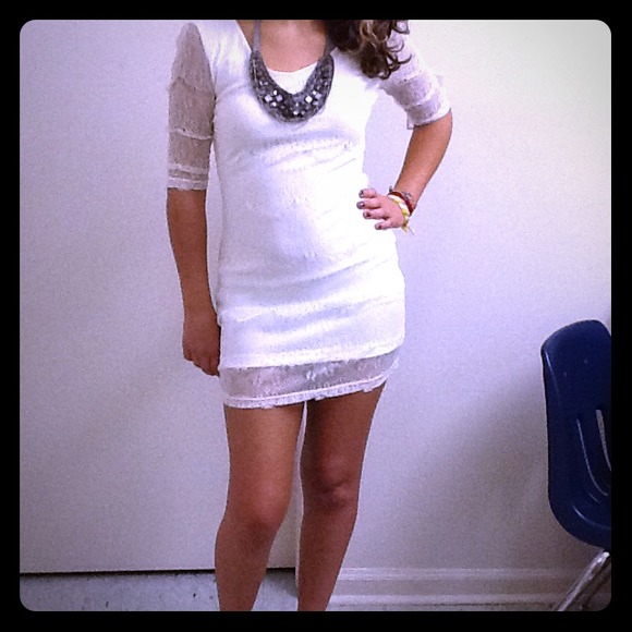 White Lace Dress
