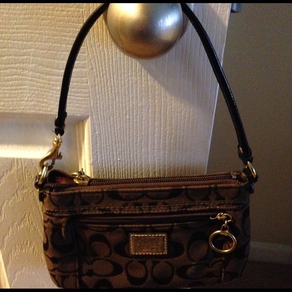 Brown coach small bag