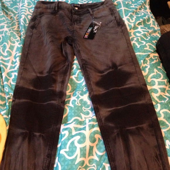 Dark grey & black pants!