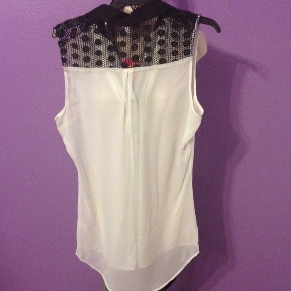 Black and cream blouse - Picture 2 of 2