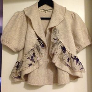 Closure-less sweater shrug from Anthropologie