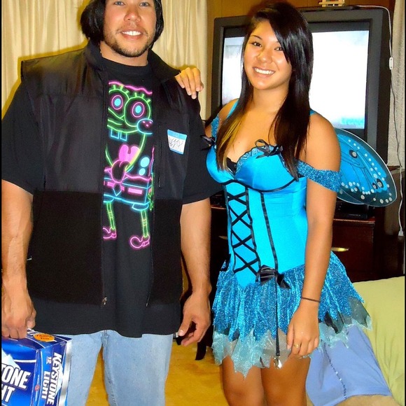 Blue fairy costume.