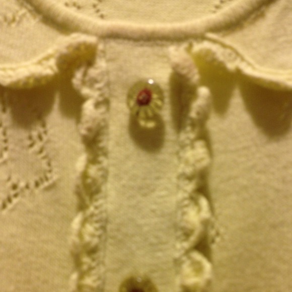 SOLD Anthropologie yellow top - Picture 3 of 4