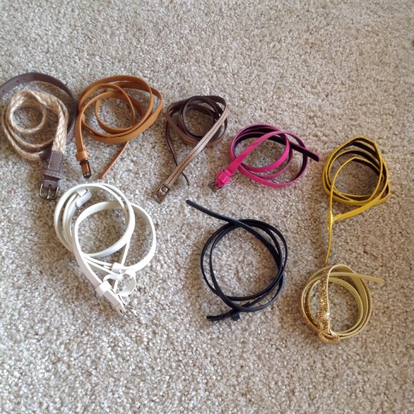 Bundle for Taylor - 8 belts and striped shirt