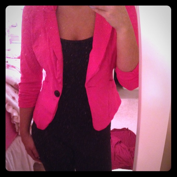 Pink blazer