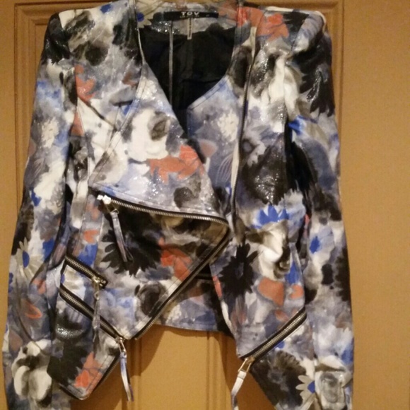 Faux Leather Jacket by TOV