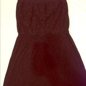 Black cover up tube too dress