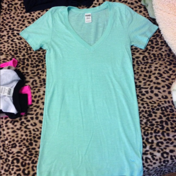 Victoria secret minty green shirt - Picture 2 of 2