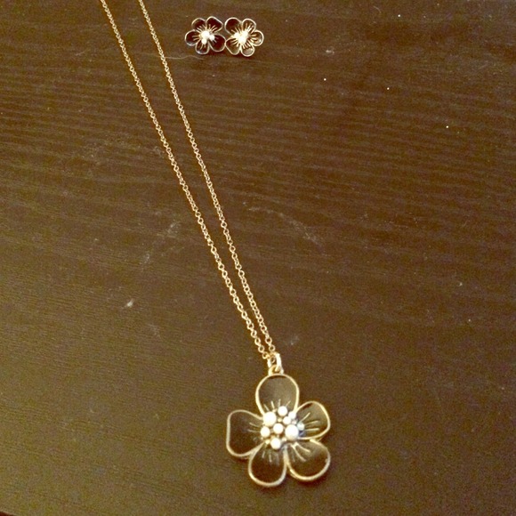 Necklace and earrings