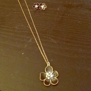 Necklace and earrings