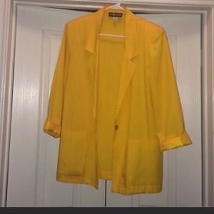 Vintage yellow blazer