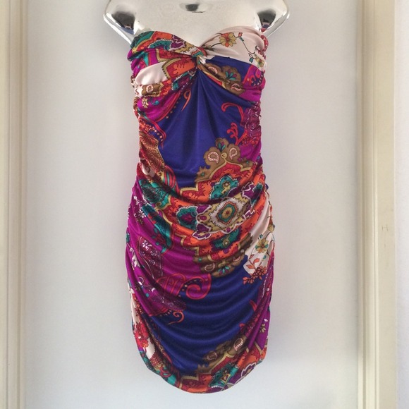 Silky tube dress