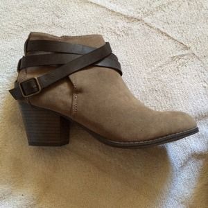 Brown booties