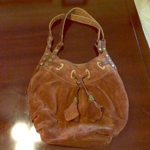 Lucky brand leather satchel bag