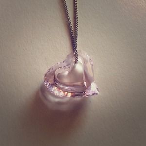 Swarovski Rose Crystal Necklace.