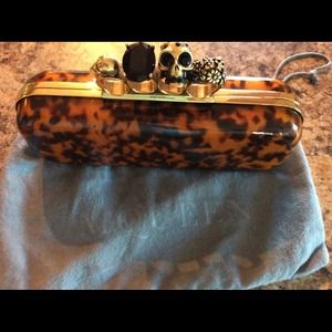 Alexander McQueen knuckle duster clutch