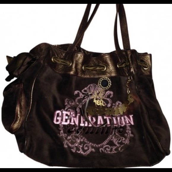 Juicy Couture Daydreamer Brown Tote Bag