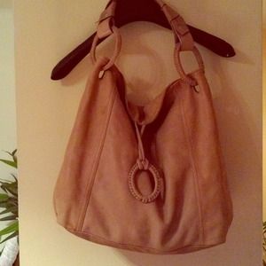 Bcbg Max Azria light brown leather purse