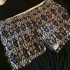Tribal print shorts