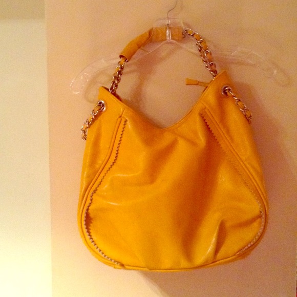 Big Buddha yellow purse