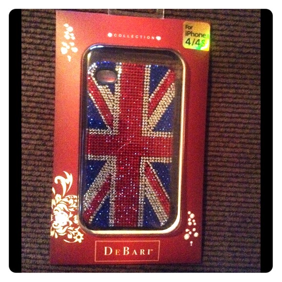 A British flag rhinestone iPhone 4/4s case - Picture 1 of 1