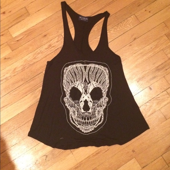 Lace skull tank top - Picture 1 of 1