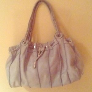 Kenneth Cole blue leather purse