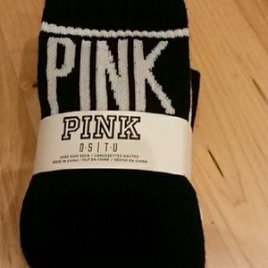 VS Pink Knee High Socks (2 Pack)