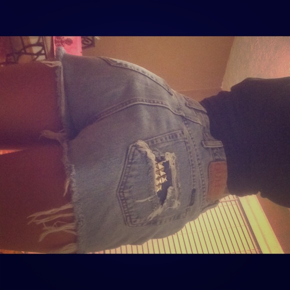 Guess Denim - High Waisted Shorts.